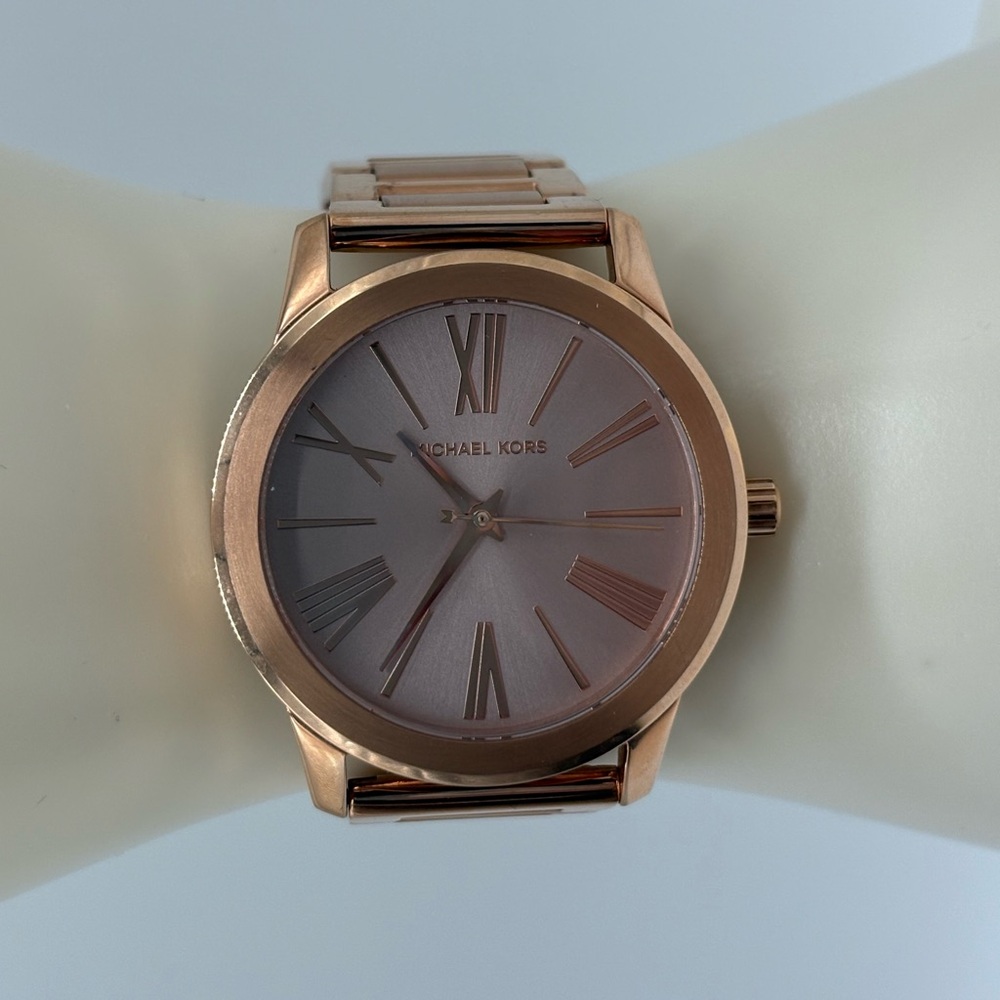 Michael Kors Metallic Rose Watch